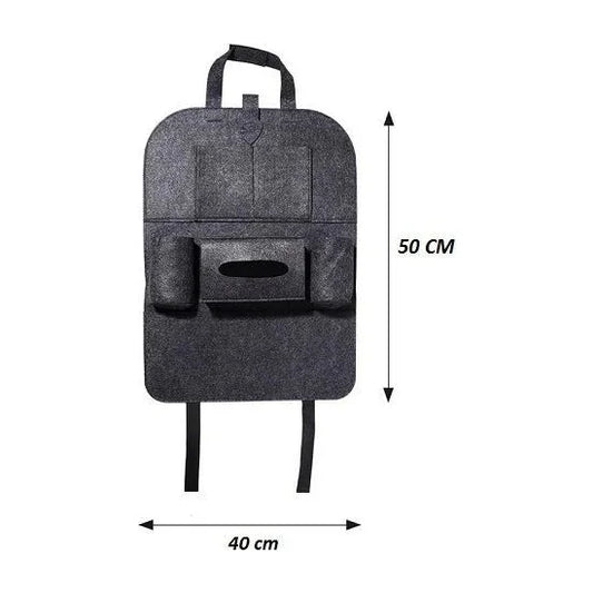 Car Seat Back Felt Organizer Protective Pocket Bag Cover