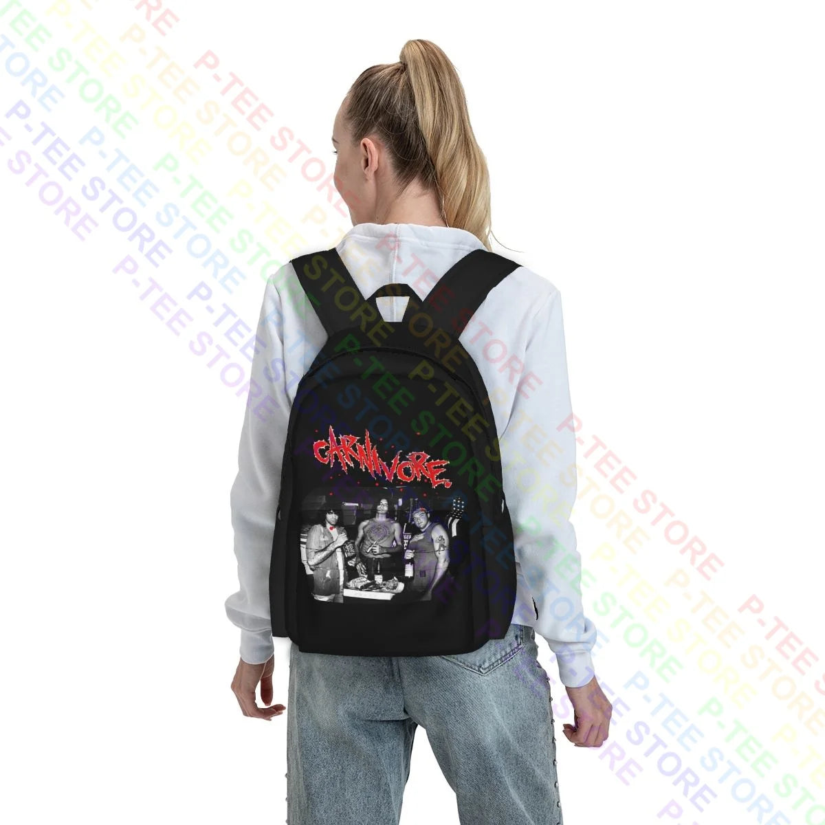 Carnivore Party Peter Steele Backpack Art Print