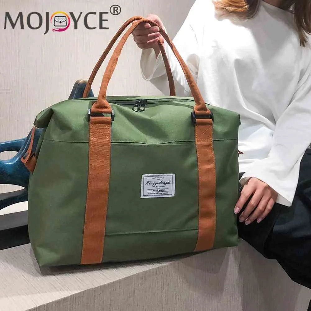 Large Capacity Sports Gym Bag Waterproof Travel Handbag Zipper Pocket