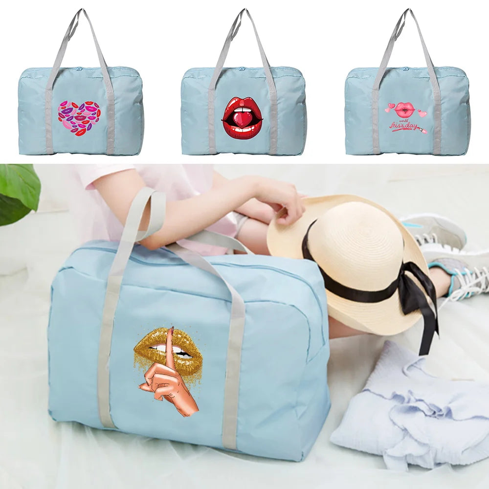 Foldable Grocery Organizer Traveling Bag Handbags Women Bags