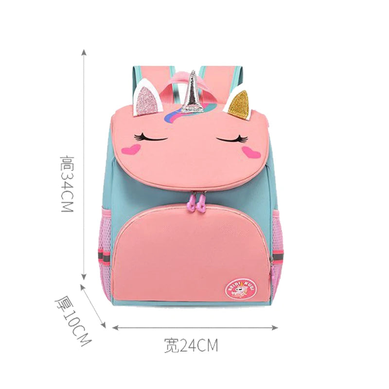3D Dinosaur Kids Backpack Preschool Bag Boys Girls Toddler Schoolbag