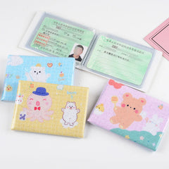 Car Driving Documents Holder 4Slots PVC Cover Wallet
