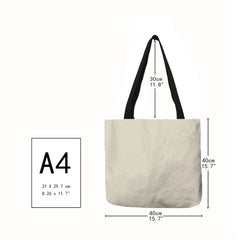 Cat Print Tote Bag Folding Reusable Shopping Handbag