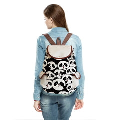Cute Panda Printed Backpack for Outdoor Travel