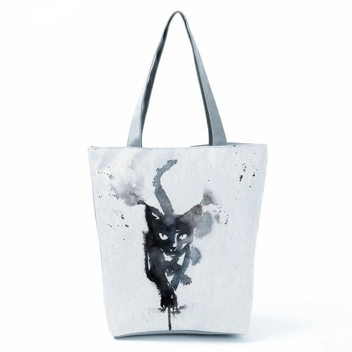 Cat Print Cartoon Animal Handbag Shoulder Bags Women Shopper Shopping