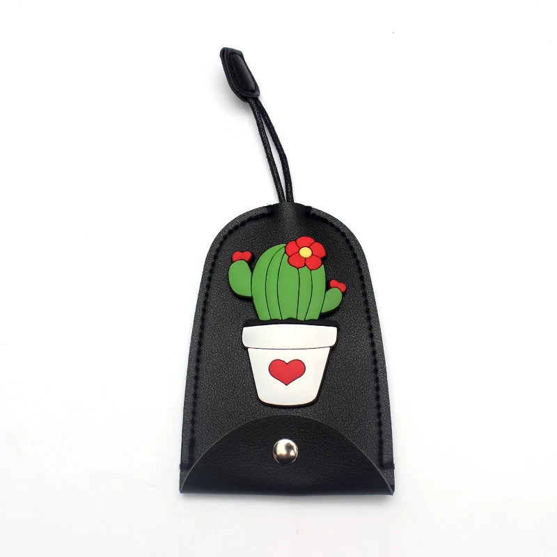Cartoon Animals Key Bag PU Leather Key Wallet Housekeepers Key Holder Case