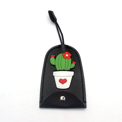 Cartoon Animals Key Bag PU Leather Key Wallet Housekeepers Key Holder Case