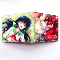Inuyasha Anime Wallet Higurashi Kagome Kikyo Cosplay Short Wallets