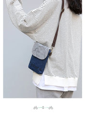 Anime Totoro Shoulder Bag Messenger Cross Body Canvas Phone Bag