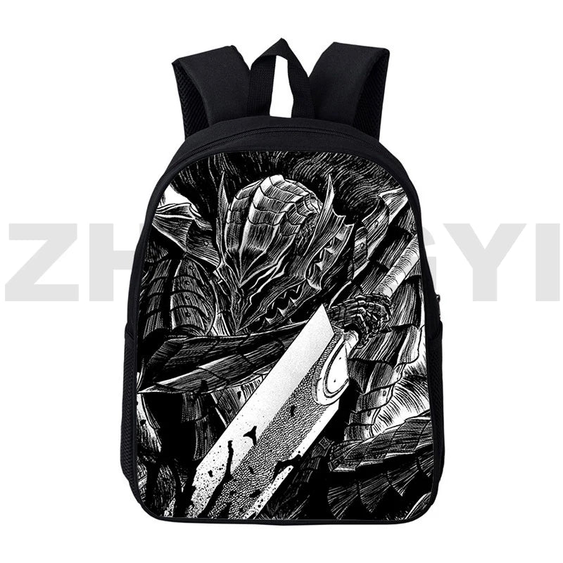 Anime 3D Berserk Backpack Harajuku Teen Schoolbag 16 Inch Laptop Rucksack