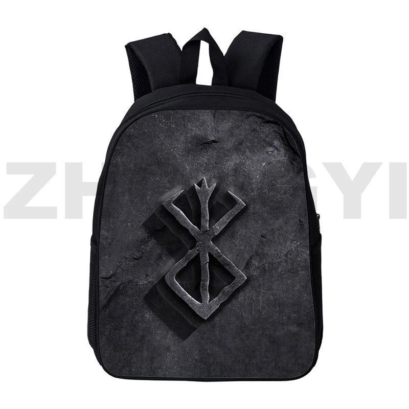 Anime 3D Berserk Backpack Harajuku Teen Schoolbag 16 Inch Laptop Rucksack