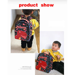 Cartoon Car Backpack Children School Bags Dinosaur Lion Excavator Fire Truck Bab