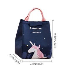 Cartoon Cooler Lunch Bag Insulated Waterproof Storage