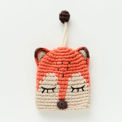 Cartoon Dog Key Case Hand-woven Student Key Chain