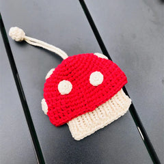 Cartoon Dog Key Case Hand-woven Student Key Chain
