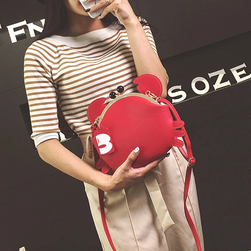 Crab Messenger Bag Women Chains Unique Ladies Crossbody Shoulder Bag