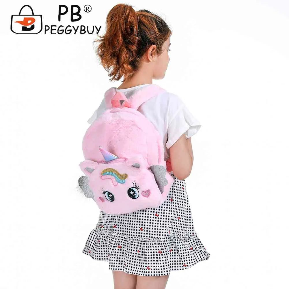 Cartoon Pony Backpack for Girls School Bookbag