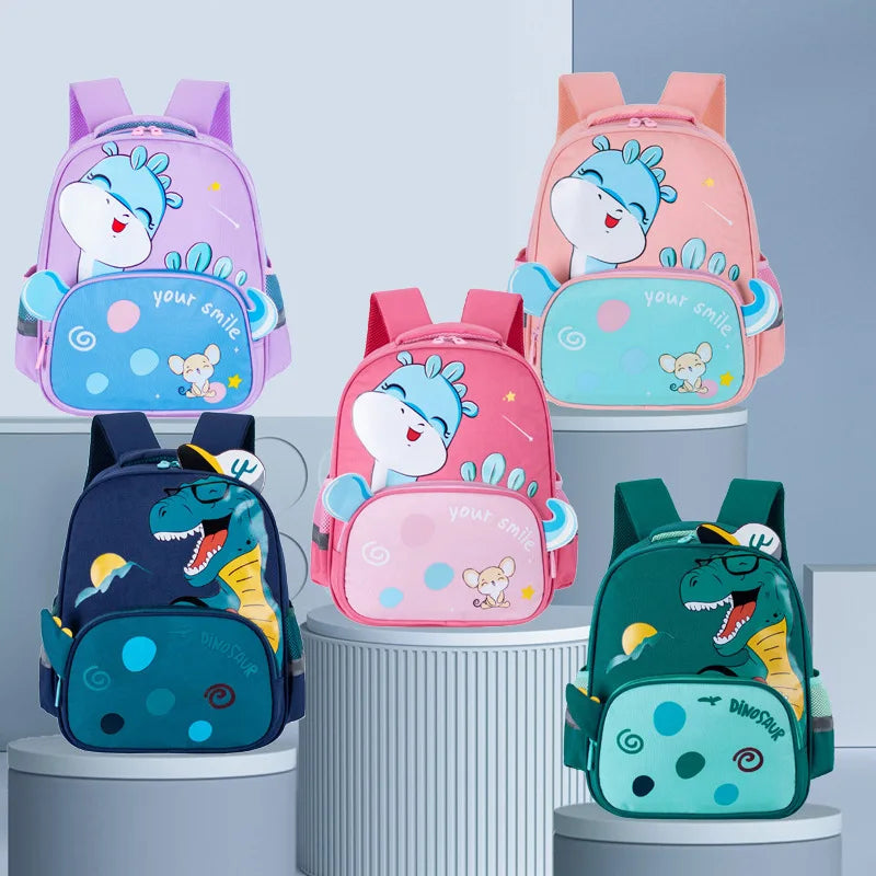Dinosaur Backpack Kindergarten Schoolbag Boy Girl Oxford Backpack