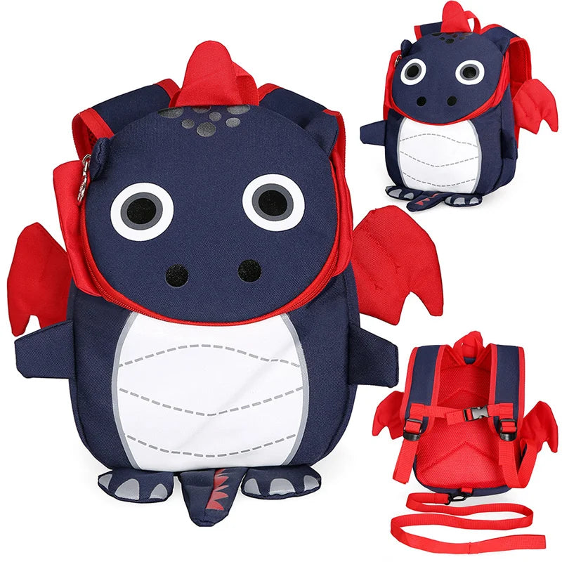 3D Dinosaur Backpacks for Kids Boys Girls School Bags
