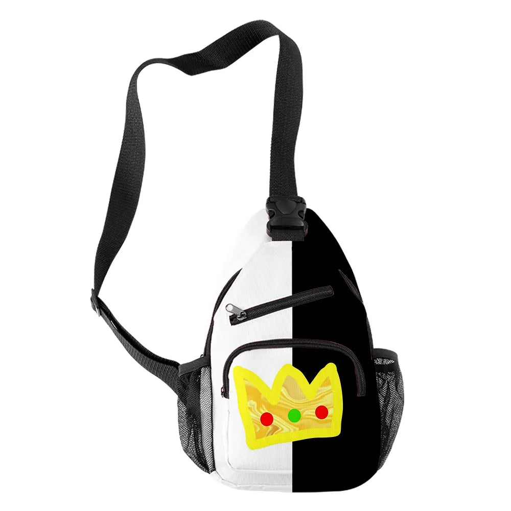 Cartoon Ranboo 2 Crossbody Chest Bags Oxford Waterproof Boys/Girls