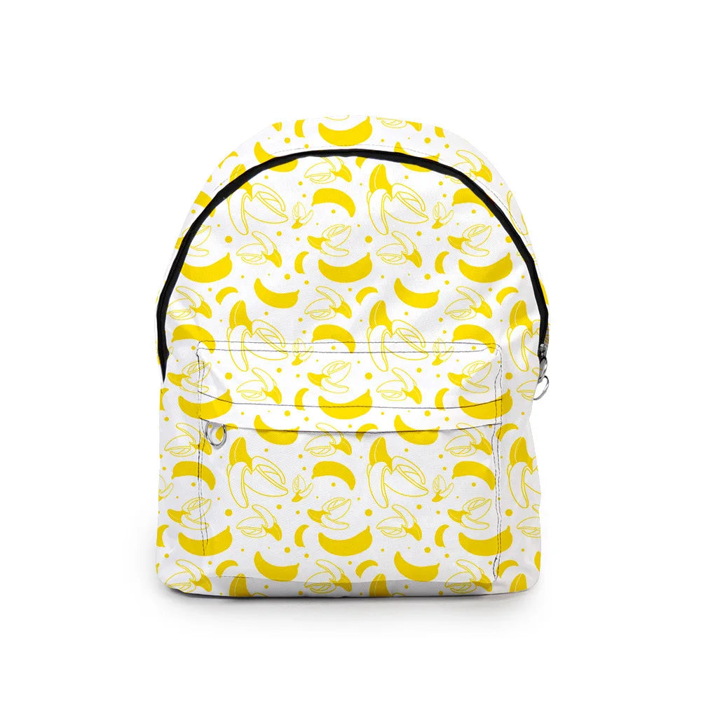 Funny Fruit Student Backpacks Waterproof Boys/Girls Travel Bags