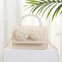 Girl Messenger Backpack Flower Princess Bag Baby Shoulder Packet