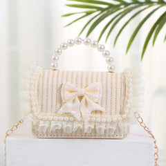Girl Messenger Backpack Flower Princess Bag Baby Shoulder Packet