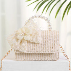 Girl Messenger Backpack Flower Princess Bag Baby Shoulder Packet