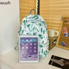 Fruit Graffiti Schoolbag Waterproof Travel Bag