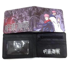 Jujutsu Kaisen Cosplay Wallet Card Holder Money Clip with Coin Pocket