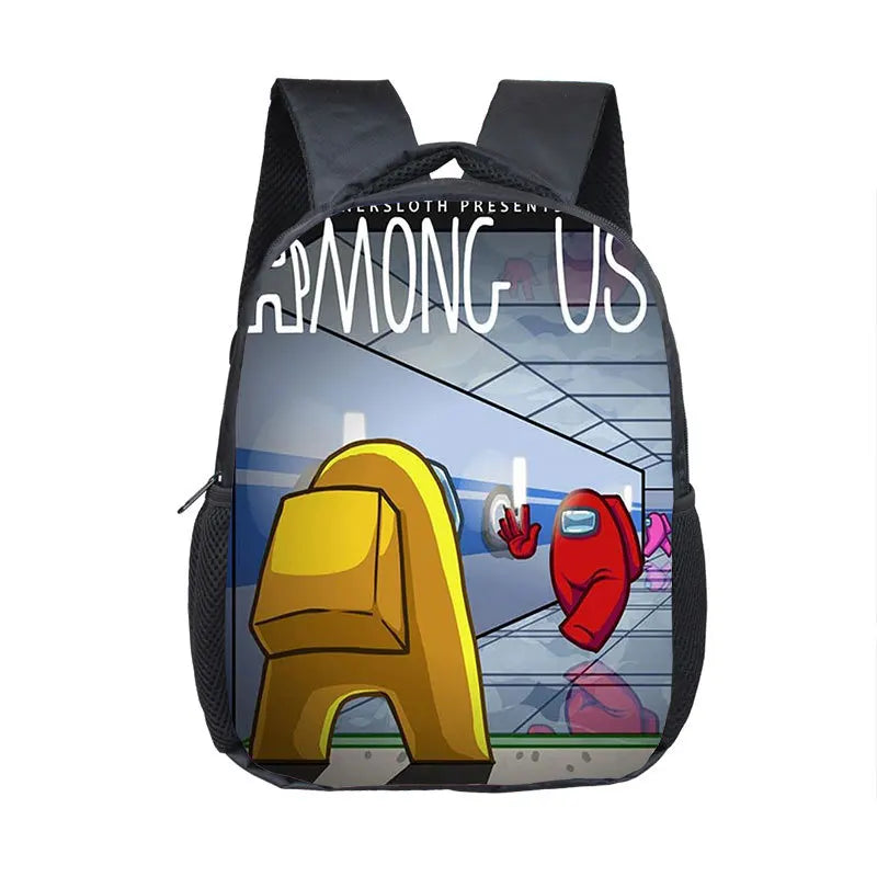 Among Us Anime Print Kindergarten Backpack