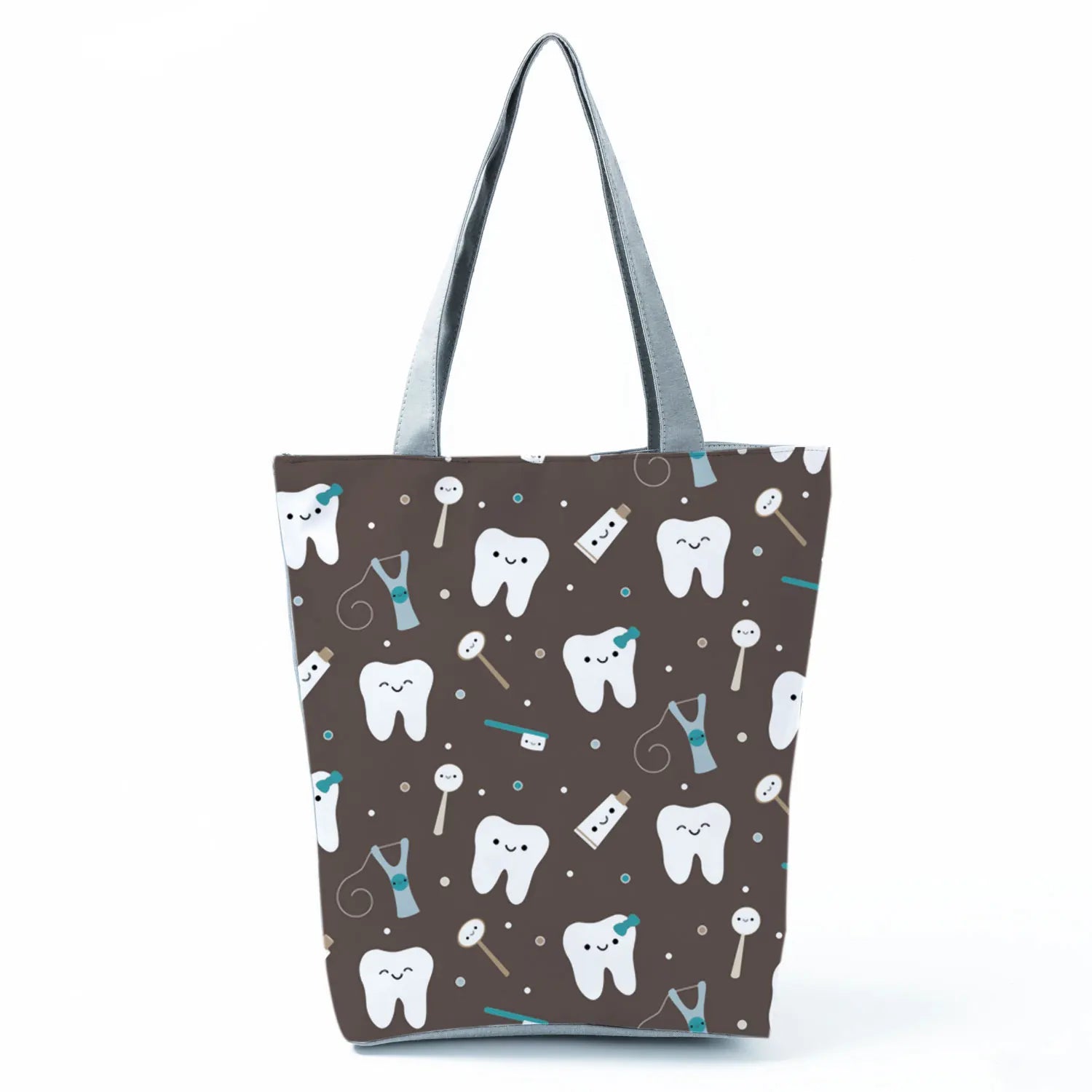 Cartoon Nurse Teeth Shoulder Bag for Women