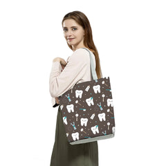 Cartoon Nurse Teeth Shoulder Bag for Women