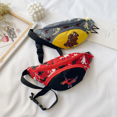 Children Dinosaur Waist Bag Outdoor Toy Chest Hip Waist Packs