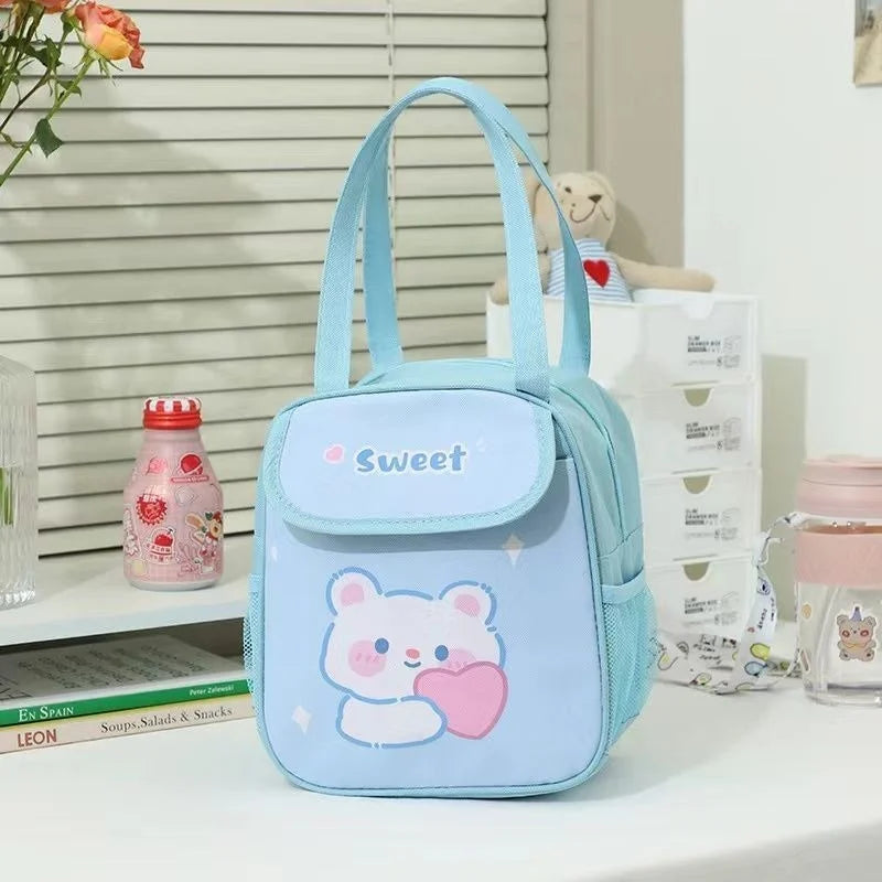 Cartoon Portable Lunch Bag Aluminum Foil Insulated Lunch Box