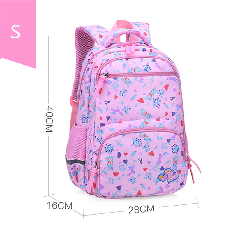 Cartoon Printing School Bags for Kids Orthopedics Backpack Mochila Infantil