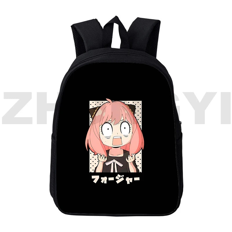 SPY X FAMILY Anya Forger Backpack 12/16 Inch Waterproof Schoolbag
