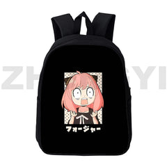 SPY X FAMILY Anya Forger Backpack 12/16 Inch Waterproof Schoolbag