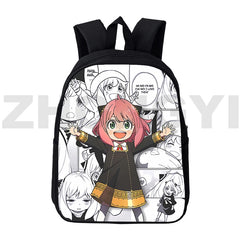 SPY X FAMILY Anya Forger Backpack 12/16 Inch Waterproof Schoolbag