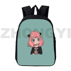 SPY X FAMILY Anya Forger Backpack 12/16 Inch Waterproof Schoolbag