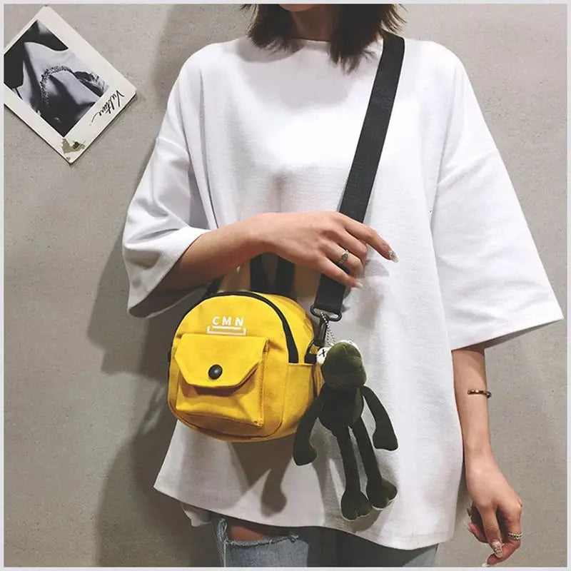 Canvas Crossbody Bag for Women Phone Shoulder Bags