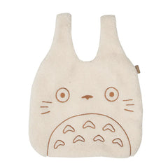 Totoro Embroidery Lamb Handbag for Women Girls Soft Fur Shoulder Tote Bag