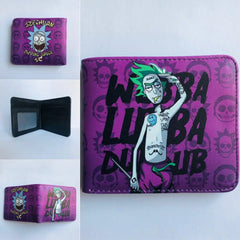 Cartoon Leather Purse Dollar Short Wallet for Kids Men Women