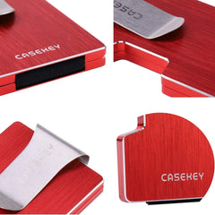 Carbon Fiber Metal Wallet with Money Clip