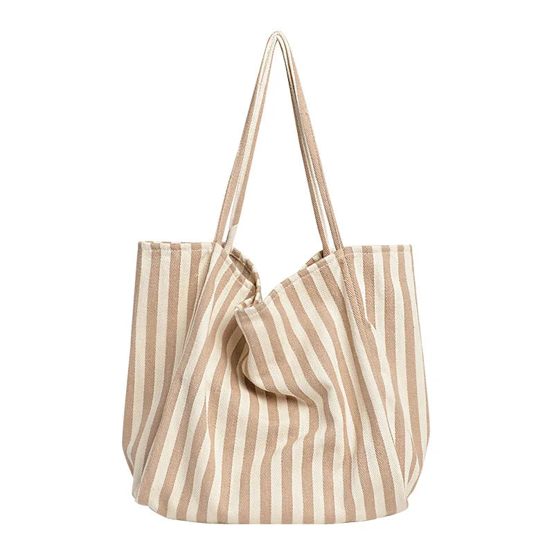 Casual Women Shopper Canvas Tote Bag Large Capacity Shoulder Bag
