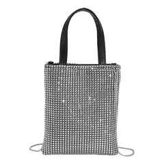 Rhinestone Pattern Crossbody Shoulder Bag Phone Clutch Purse