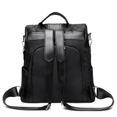 Casual Anti-theft Women's Backpack PU Oxford Shoulder Bags For Teenagers Girl