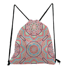 Colorful Floral Pattern Print Casual Backpack for Students