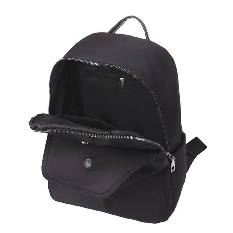 Solid Women's Casual Backpack - Large Capacity Travel Bag