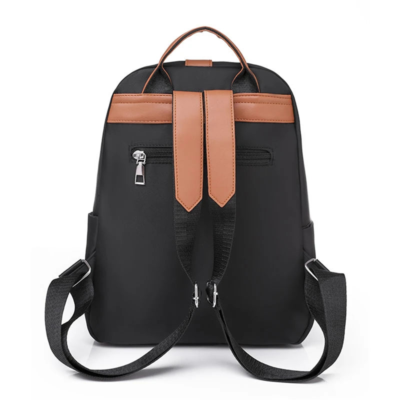 Solid Women's Casual Backpack - Large Capacity Travel Bag